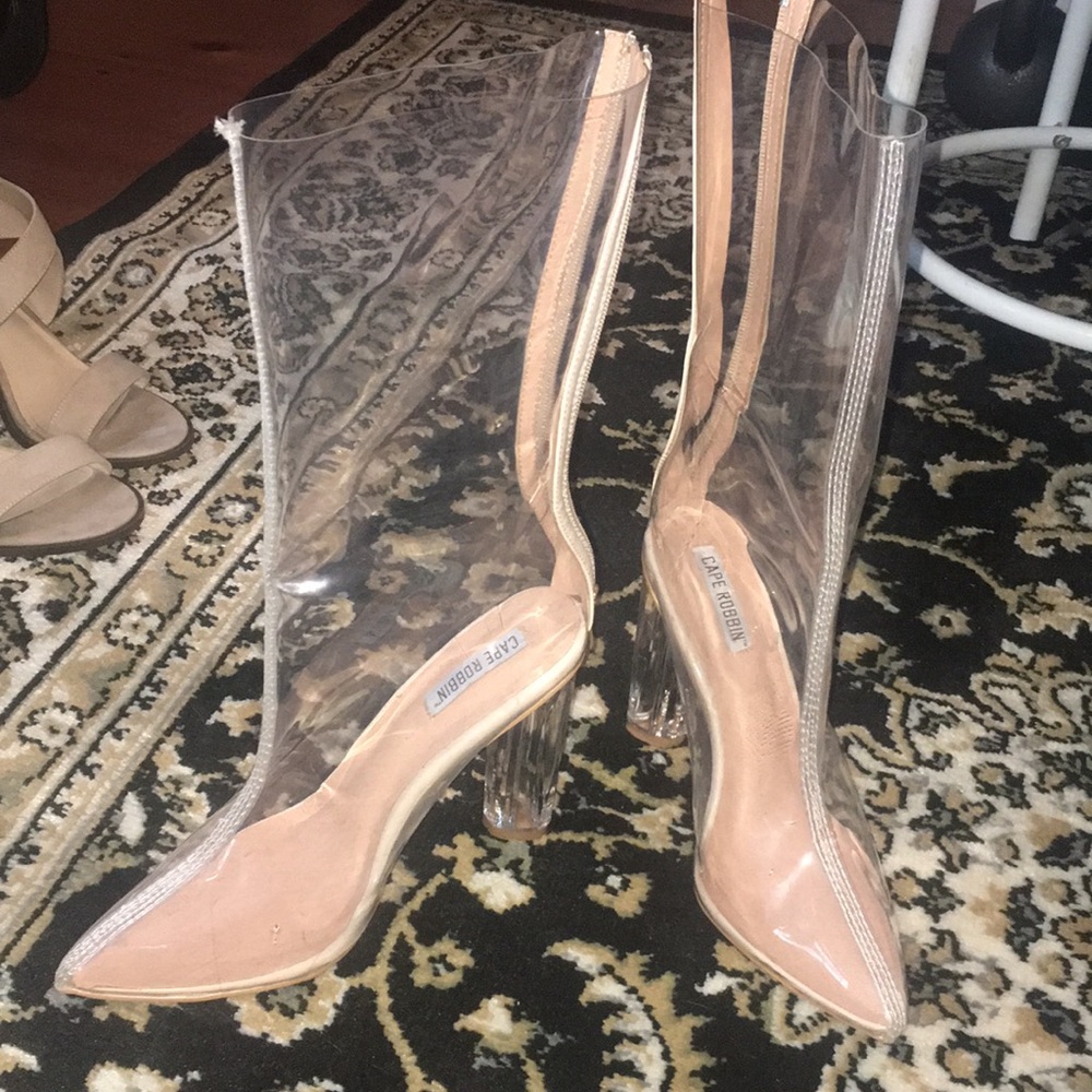 Fashion Nova Clear Boots